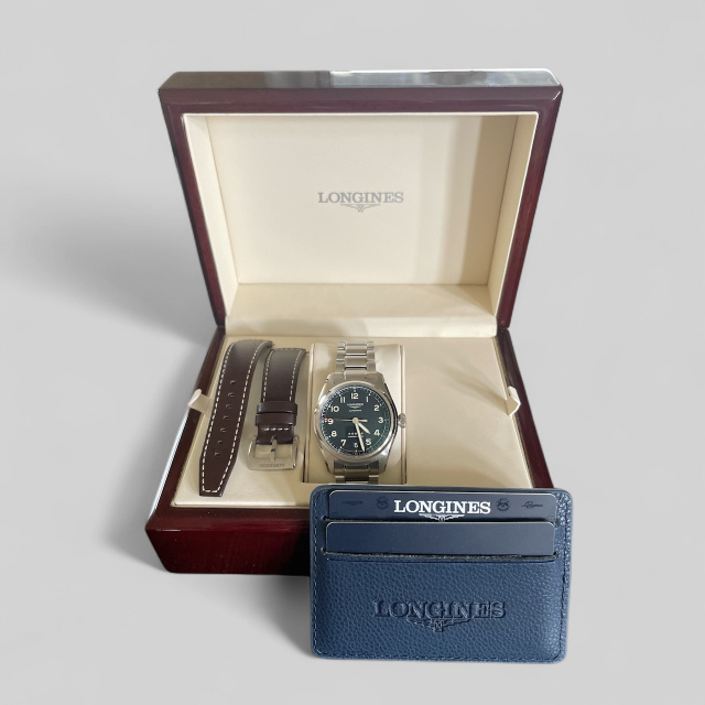 SÅLD - Longines Spirit Automatic 37mm, Mint condition, Full set SE 2025